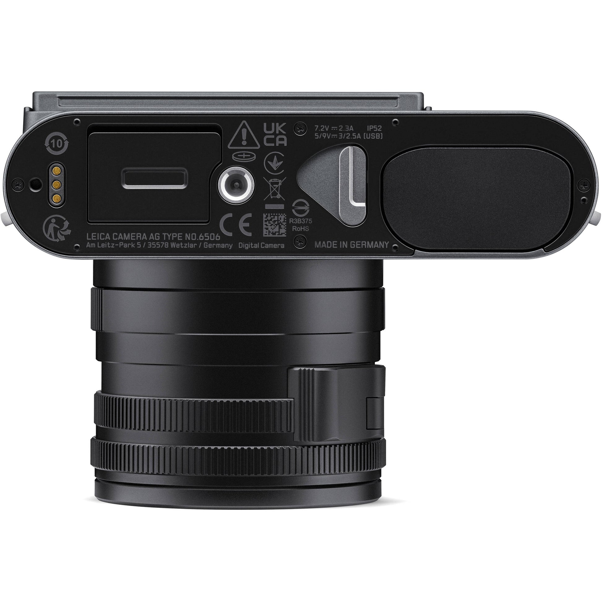 Leica Q3 Compact Camera - bottom view 