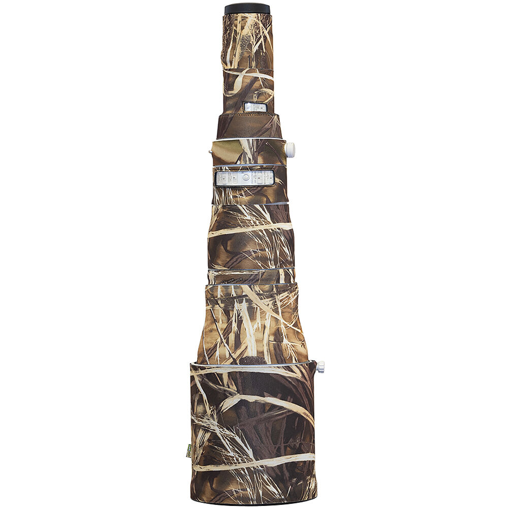 Realtree Max4 neoprene LensCoat cover for Canon RF 1200mm f/8 IS lens