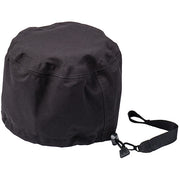 LensCoat RainCap Large in black protecting lens front element outdoors