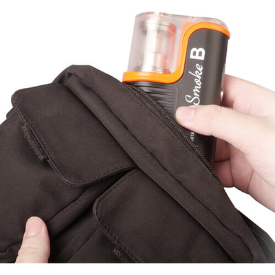 Lensgo handheld fog machine smoke B model, compact portable fogger for visual effects in photography and video.