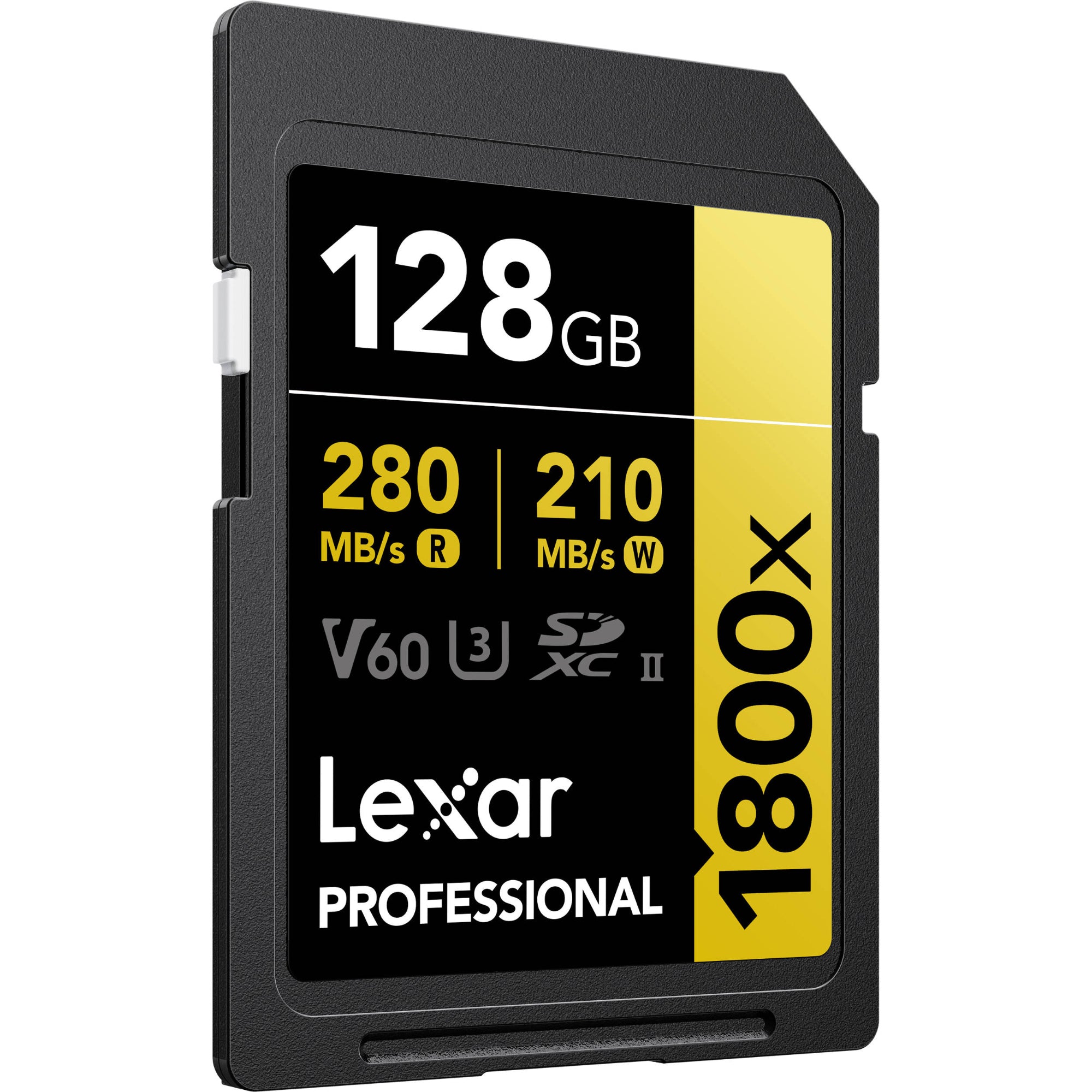 Lexar 128GB Professional 1800x UHS-II SDXC Memory Card (280MB/s