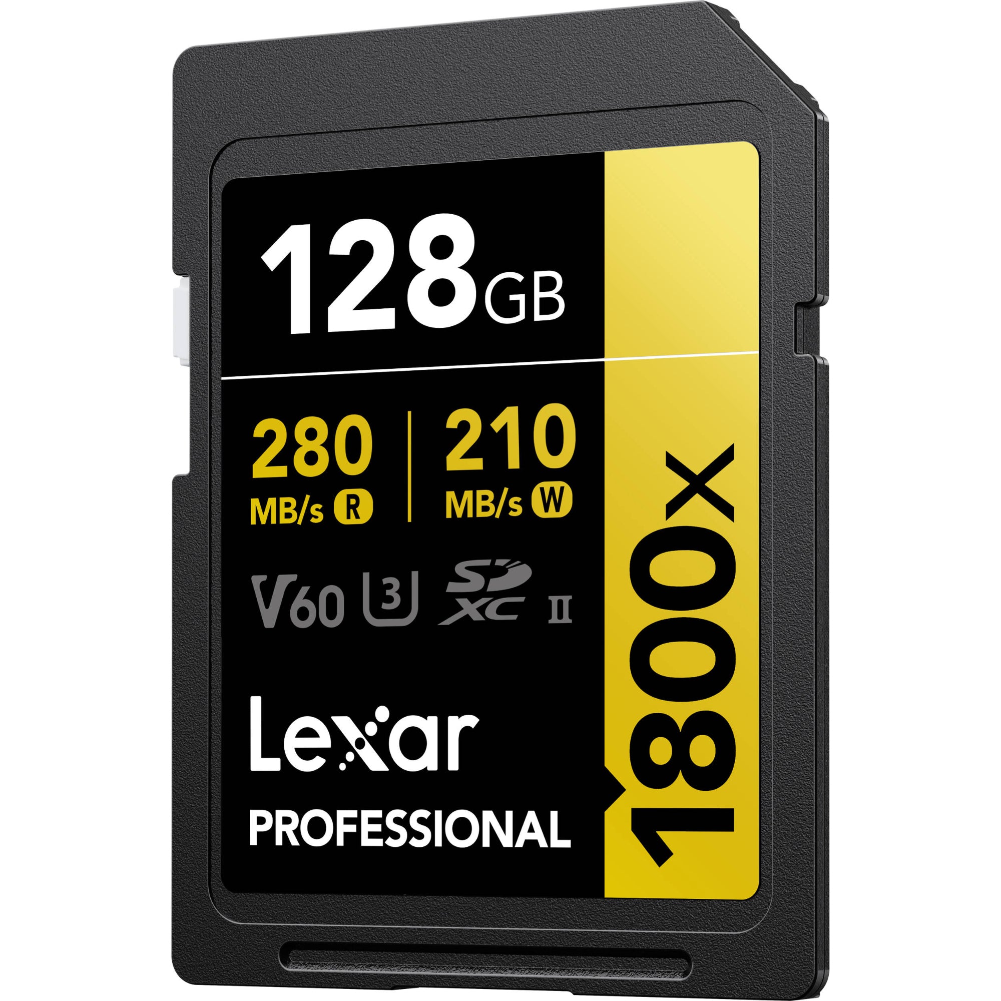 Lexar 128GB Professional 1800x UHS-II SDXC Memory Card (280MB/s