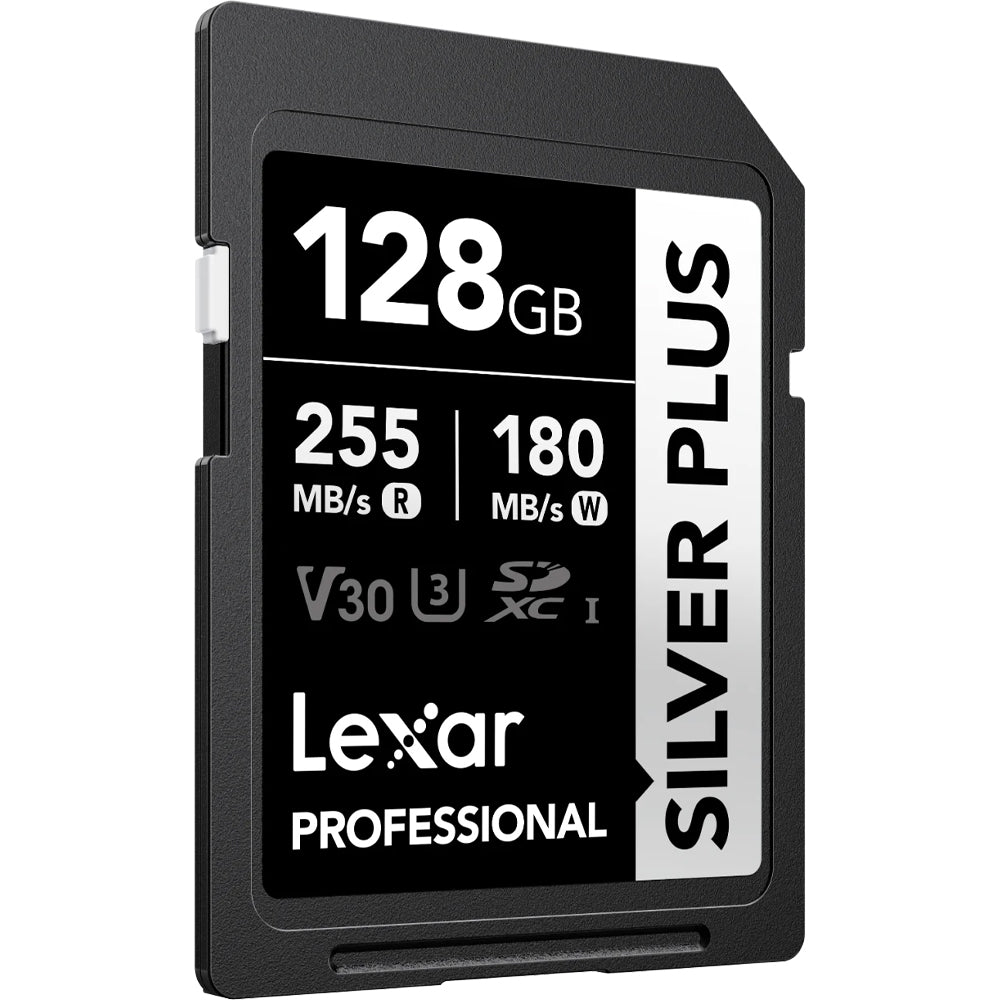 Durable Lexar SILVER PLUS SD Card designed for 4K video recording