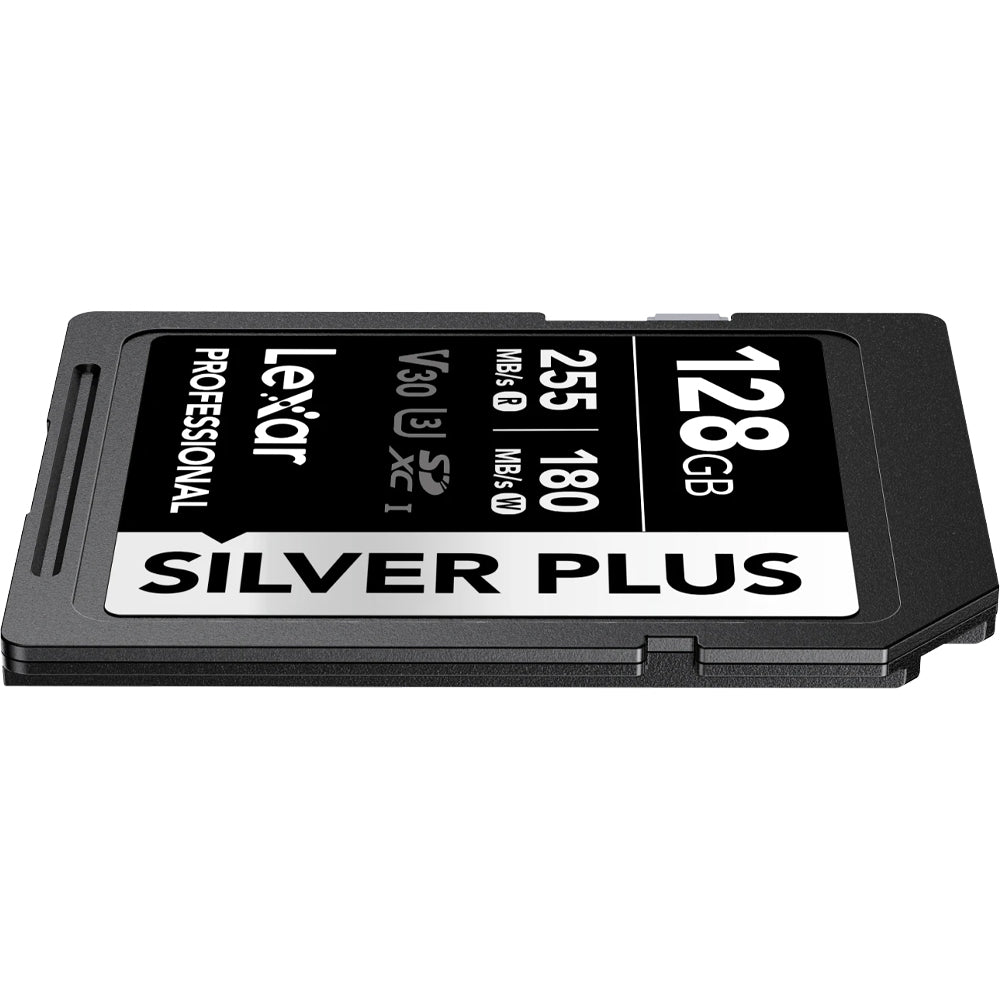 Durable Lexar SILVER PLUS SD Card designed for 4K video recording