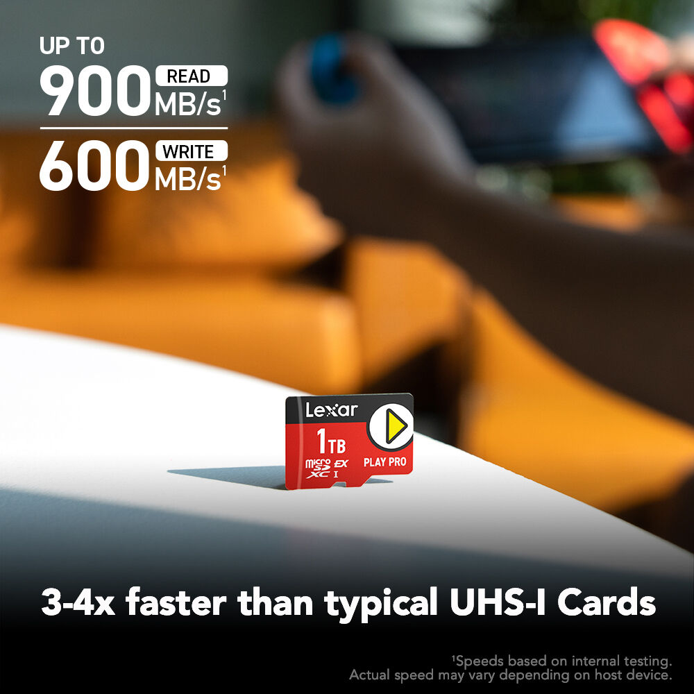 High speed Lexar PLAY PRO microSDXC Express Card