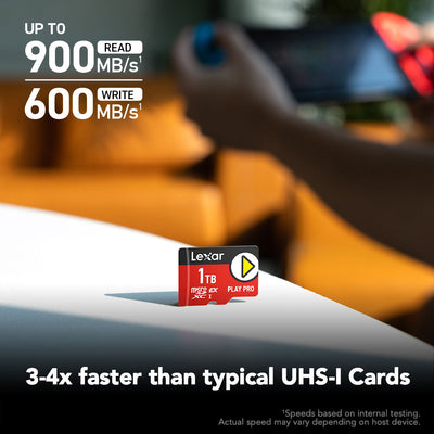 High speed Lexar PLAY PRO microSDXC Express Card