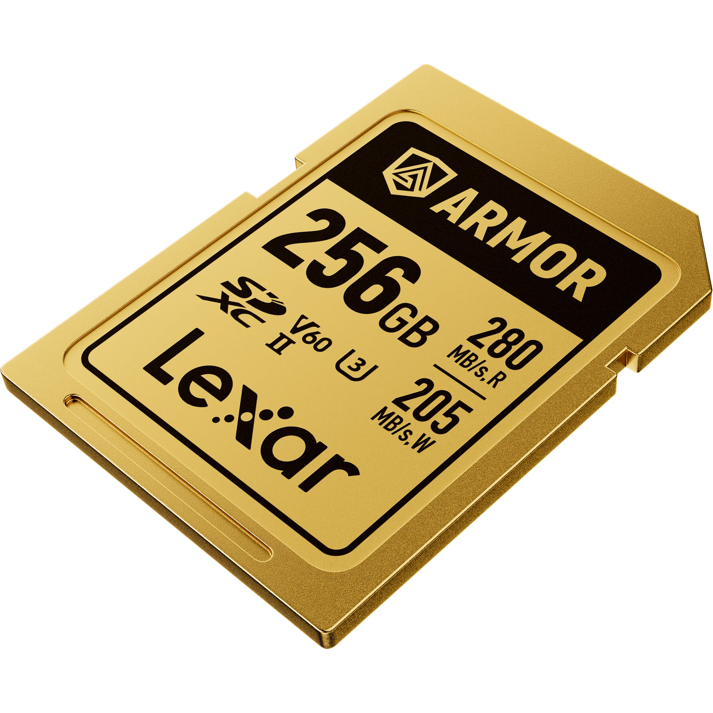 Lexar 256GB ARMOR Gold UHS-II SDXC Memory Card (280 MB/s