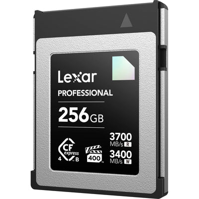 Lexar Professional CFexpress 4.0 Type B memory card high speed reliable storage for 8K RAW video and professional photography