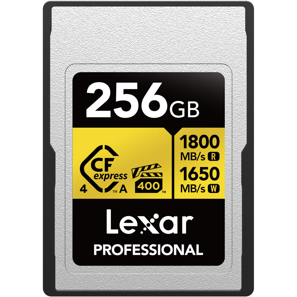 Lexar 256GB CFexpress 4.0 Type A card for 8K video capture