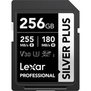 Durable Lexar SILVER PLUS SD Card designed for 4K video recording
