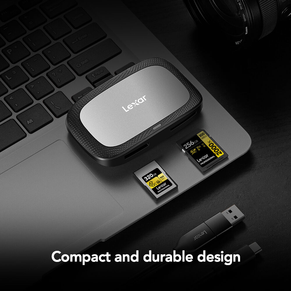 Durable Lexar CFexpress Type A memory card for cinema-quality video capture