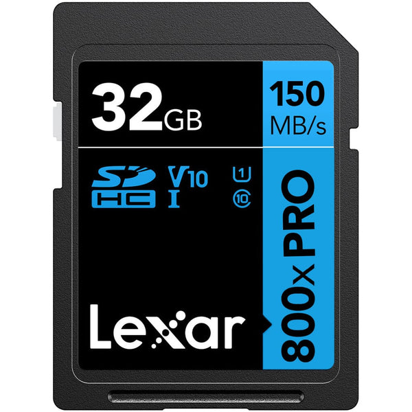 Lexar 32GB 800x PRO UHS-I SDXC Memory Card (150 MB/s) – Outdoorphoto