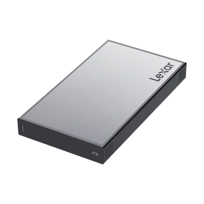 Lexar Professional Workflow Portable SSD for photographers and videographers.