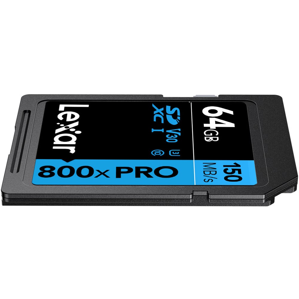 Lexar 64GB 800x PRO UHS-I SDXC Memory Card (150 MB/s) – Outdoorphoto
