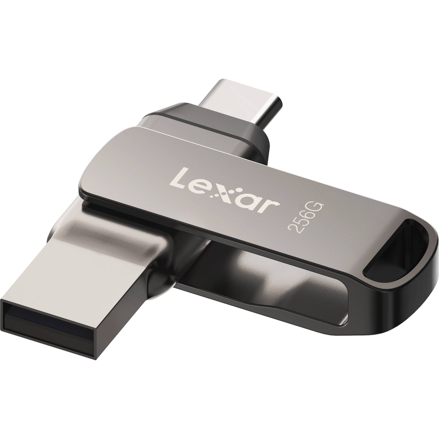Lexar JumpDrive Dual Drive D400 USB 3.1 Type-C (256GB) – high-capacity, dual-interface storage for seamless transfers between USB-C and USB-A devices.