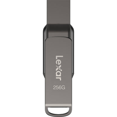 Lexar JumpDrive Dual Drive D400 USB 3.1 Type-C (256GB) – high-capacity, dual-interface storage for seamless transfers between USB-C and USB-A devices.