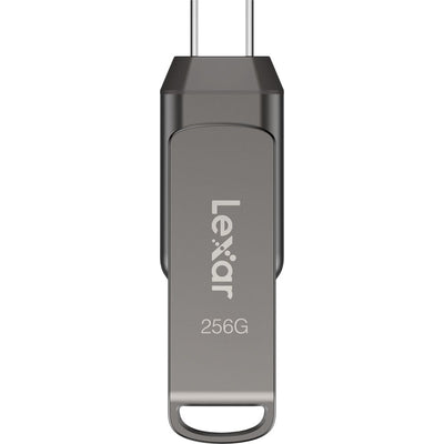 Lexar JumpDrive Dual Drive D400 USB 3.1 Type-C (256GB) – high-capacity, dual-interface storage for seamless transfers between USB-C and USB-A devices.
