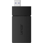 Lexar microSD SD USB A and C Reader RW360 Black -  built in adaptor