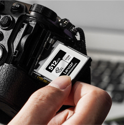 Lexar SILVER SE CFexpress Type B card for 8K video