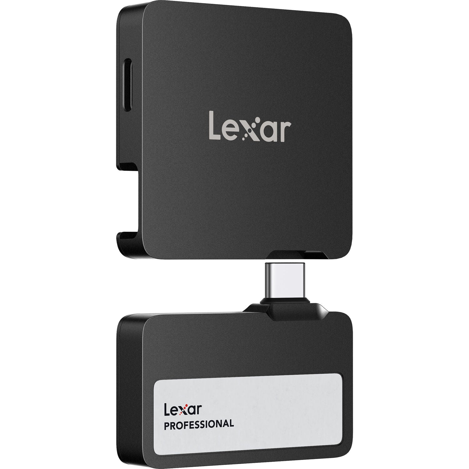 Lexar USB-C to USB-A adapter on a white background