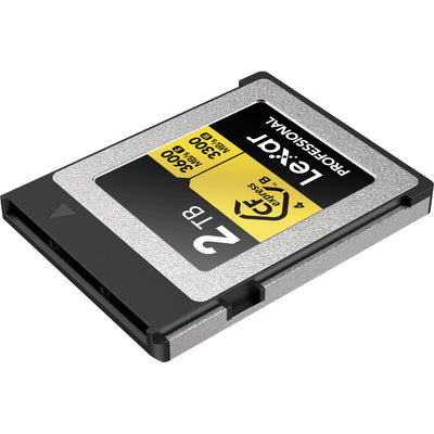 Capture high-quality 8K footage without delays using the Lexar CFexpress 4.0 Type B 2TB card, offering read speeds of 3600MB/s and write speeds of 3300MB/s.