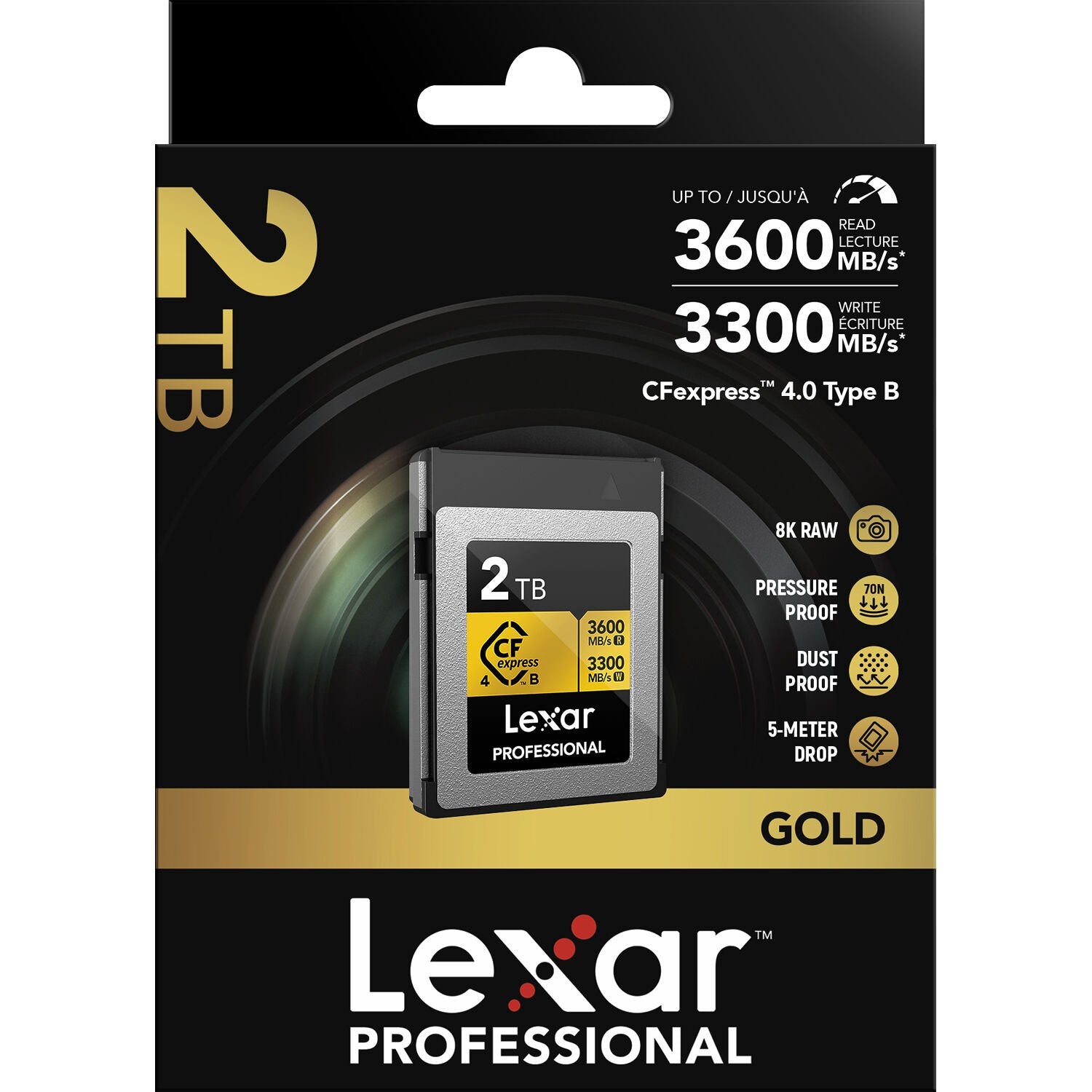 Lexar Professional Gold CFexpress 4.0 Type B Card (2TB)