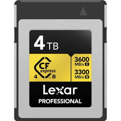 With 4TB of space, the Lexar CFexpress 4.0 Type B card reduces the need for frequent card changes during long shoots, ensuring smooth, creative sessions.