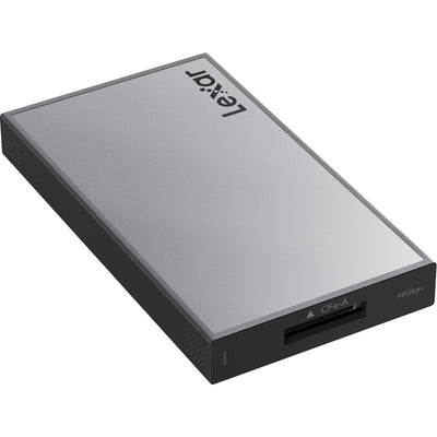 The Lexar Professional Workflow CFexpress 4.0 Type A Card Reader offers blazing 40Gb/s transfer speeds for fast and efficient file transfers.