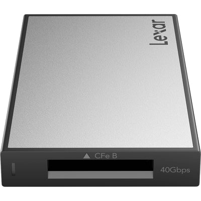Designed for seamless workflow efficiency, the Lexar CFexpress 4.0 Type B Card Reader features 40Gb/s speeds and a scratch-resistant build.