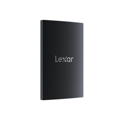 The Lexar 1TB SL500 SSD delivers 2000 MB/s read and 1800 MB/s write speeds in a sleek, durable design with 256-bit AES encryption.