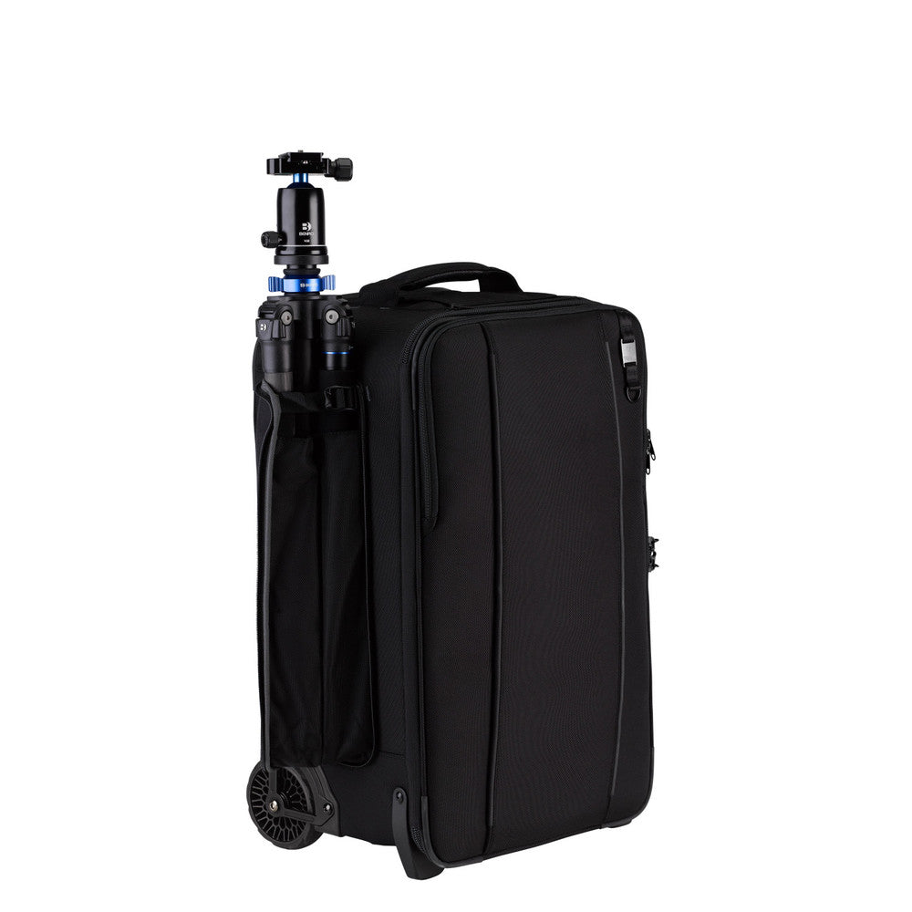 Tenba Roadie Roller 24 (Black) — professional rolling camera case with customizable dividers, wheels, and weatherproof materials for travel protectio