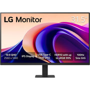 LG 32U631A-B 31.5-inch QHD HDR monitor on desk