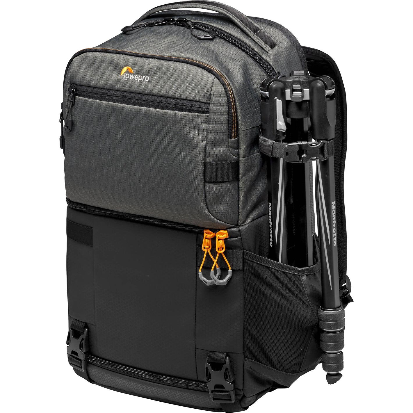 Lowepro Fastpack Pro BP 250 AW III backpack with laptop and camera
