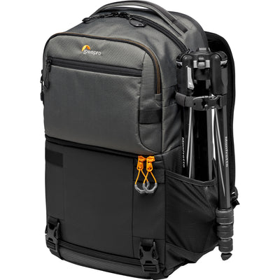 Lowepro Fastpack Pro BP 250 AW III backpack with laptop and camera
