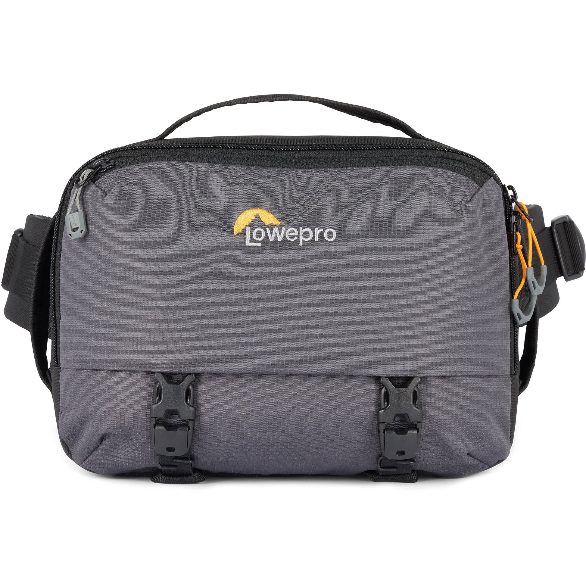 Eco-friendly Lowepro Trekker Lite SLX 120 camera bag with padded compartments and accessories
