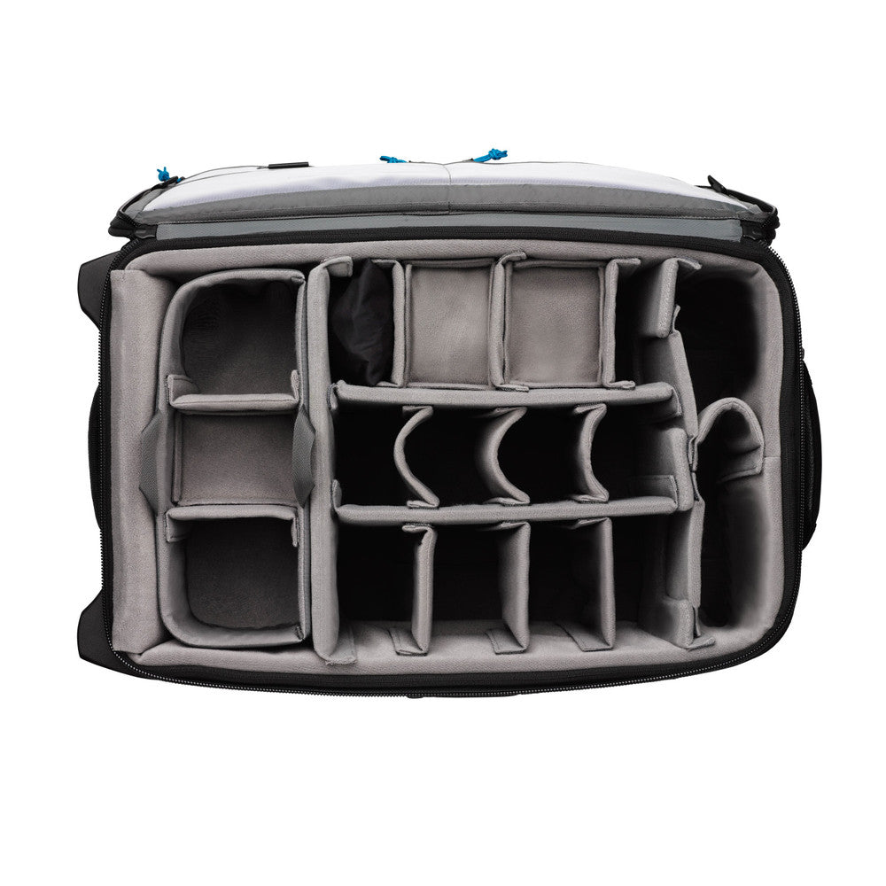 Tenba Roadie Roller 24 (Black) — professional rolling camera case with customizable dividers, wheels, and weatherproof materials for travel protection