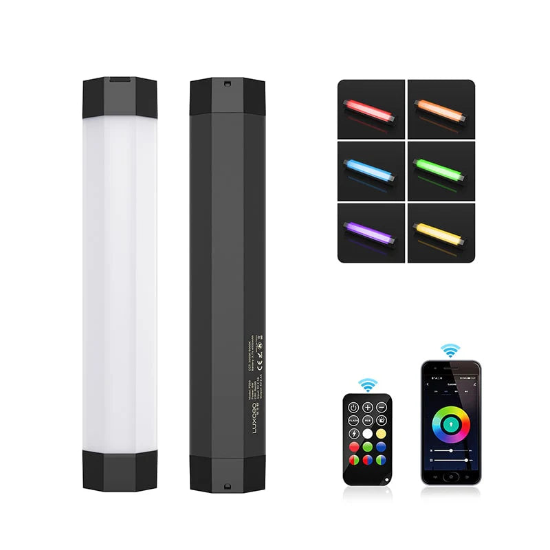 RGB light with adjustable lighting with 80 high colour rendering LEDs, 2000mAh rechargeable battery, and versatile mounting options.