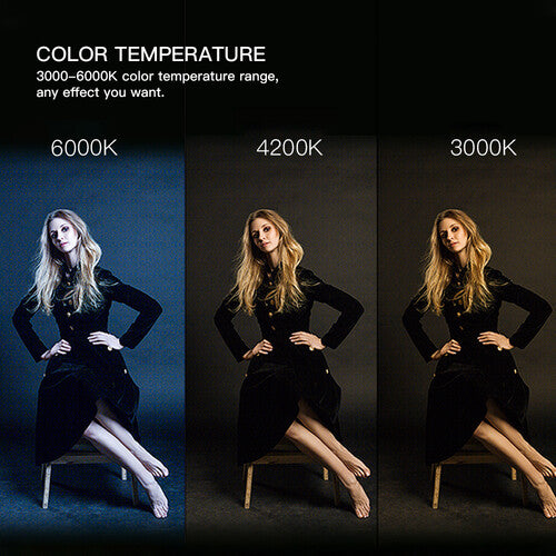 This video light delivers professional-grade illumination with magnet-mountable design and a long-lasting 4000mAh battery.