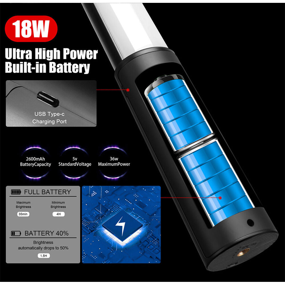 Convenient, versatile handheld photography light. It features 12 effects, various colour temperatures and customisable brightness.