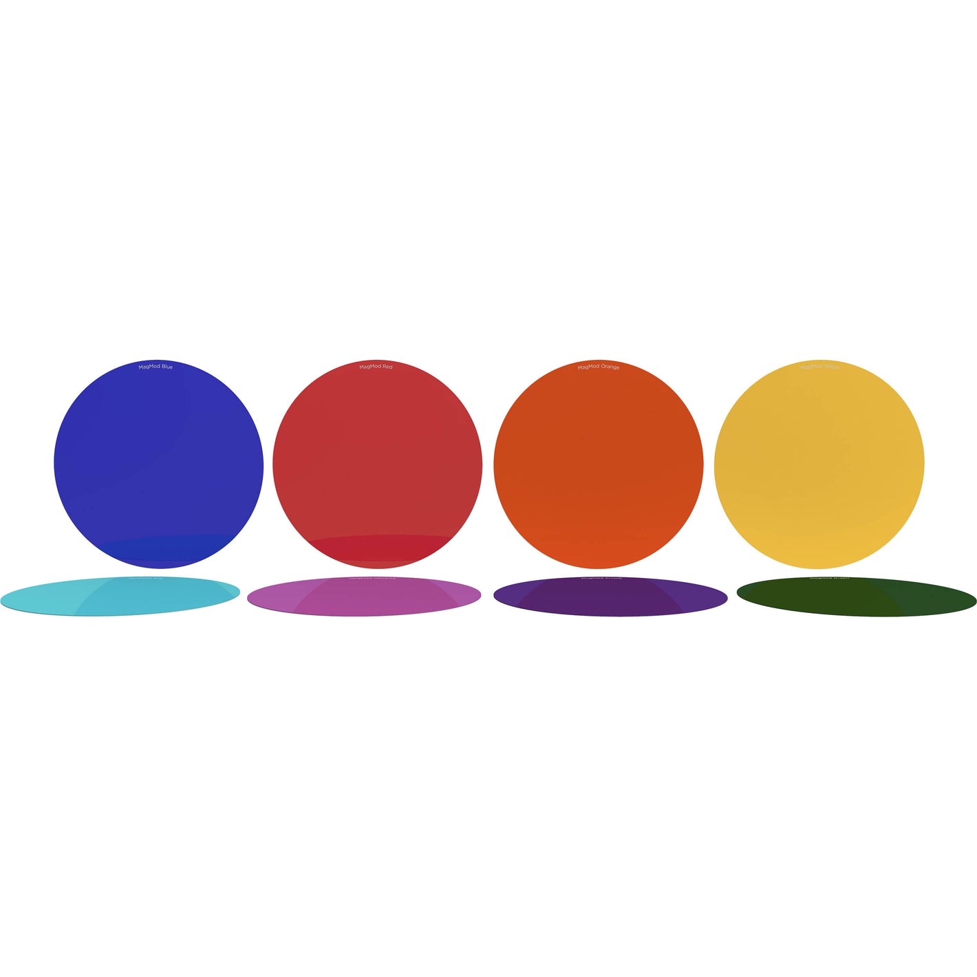 MagMod Gel Set with eight vibrant colour gels for flash modifiers.
