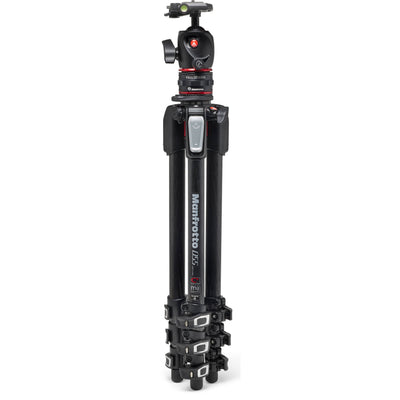 This Manfrotto tripod kit provides rapid and secure adjustments, features a 90° centre column with a load capacity of 15 kg.