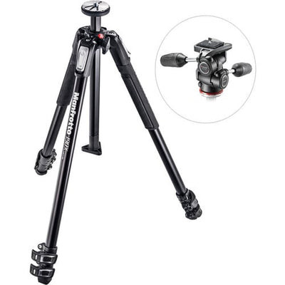 This tripod with the 3-way head is the ultimate tripod with a head kit for professionals looking for an innovative stand and photo head combo.