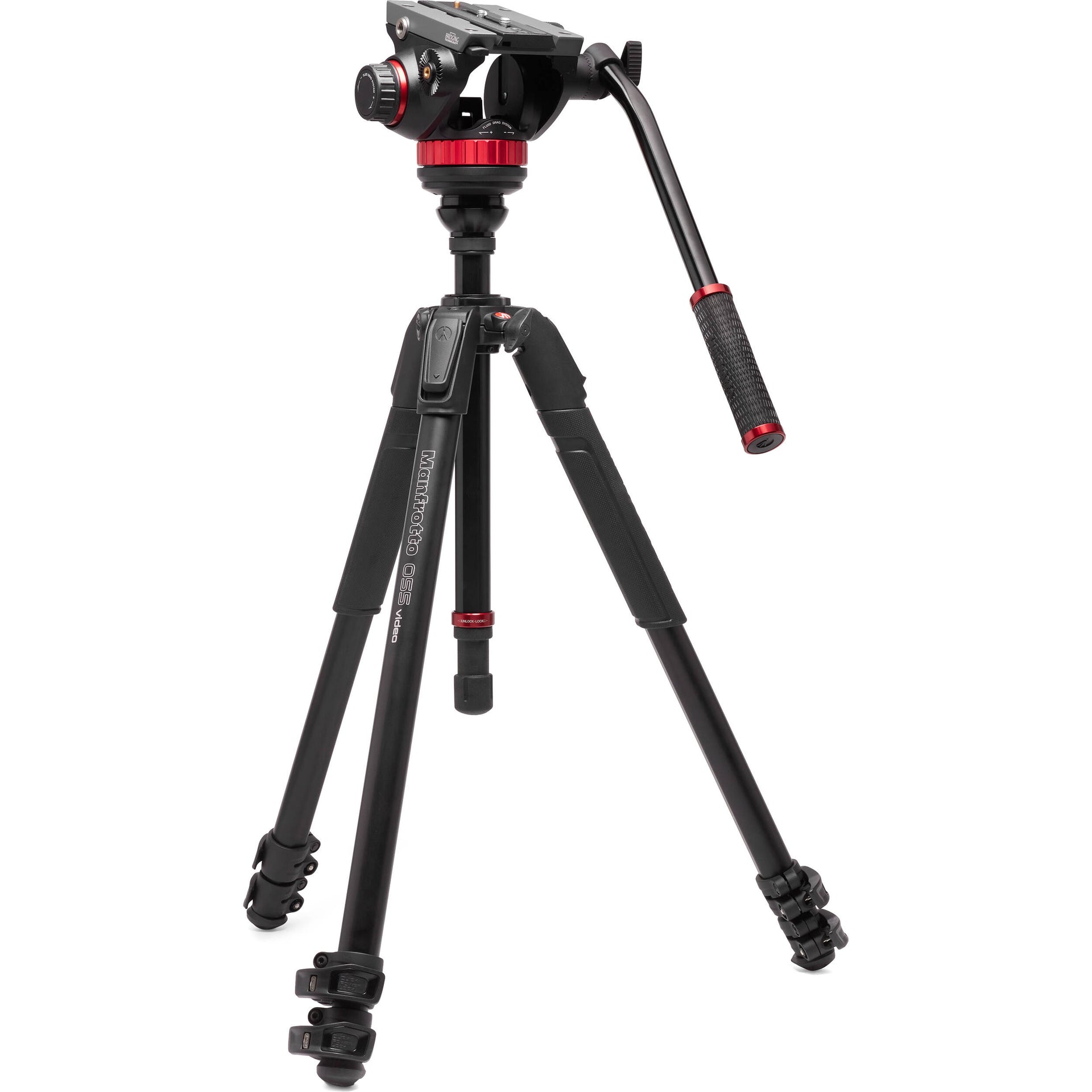 Fluid Head Manfrotto Kit Manfrotto MVK500AM MVH500A Fluid Drag