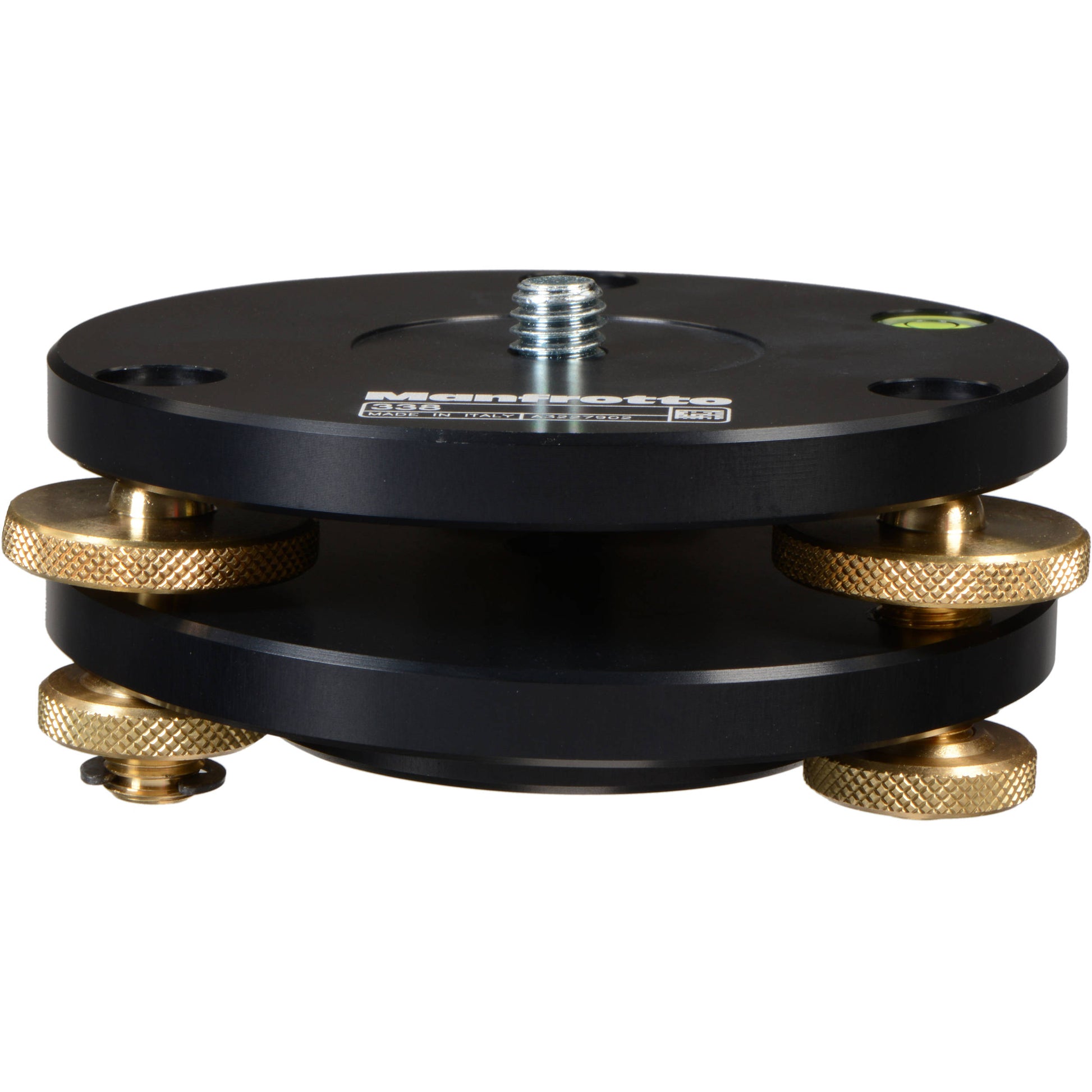 The 338 Levelling Base ensures precise, stable, and perfectly level shots with fine adjustments, a built-in spirit level, and broad compatibility for tripods.