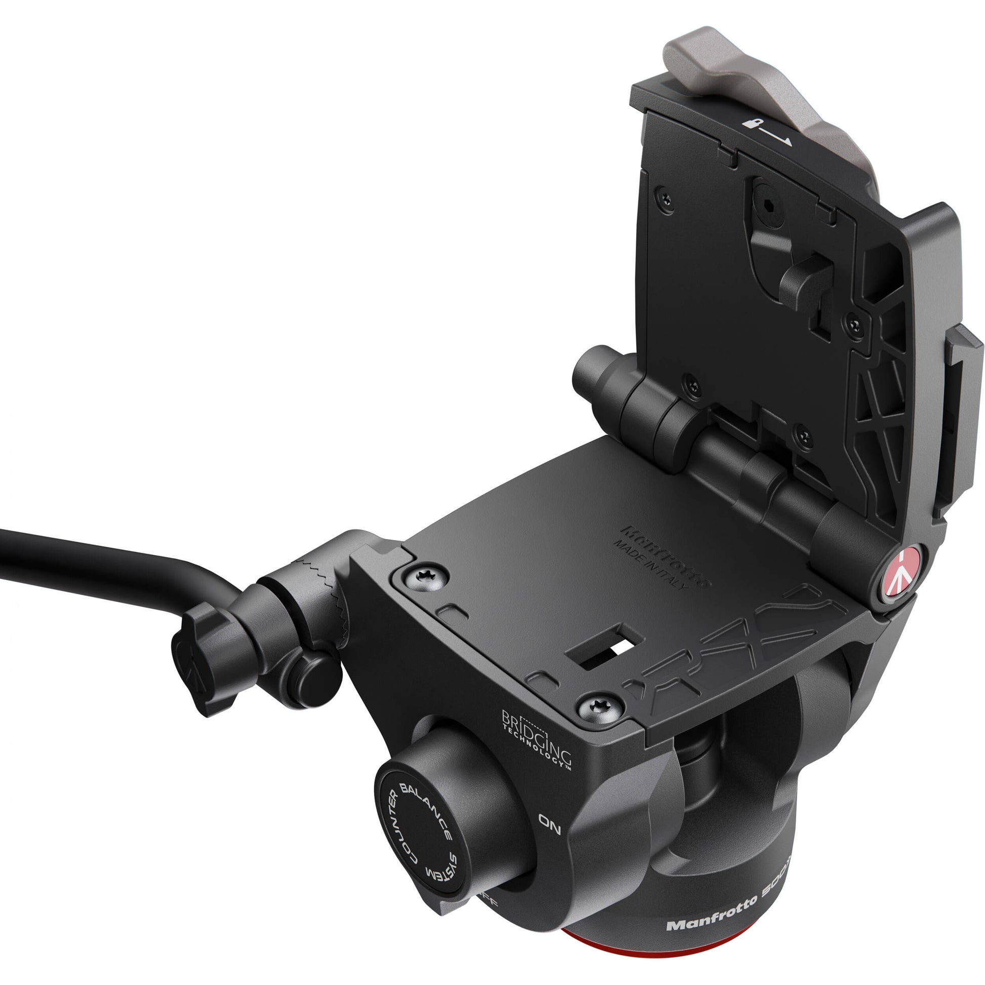 The Manfrotto 500X Fluid Head delivers professional-quality pan and tilt for hybrid shooters in a lightweight and portable design.