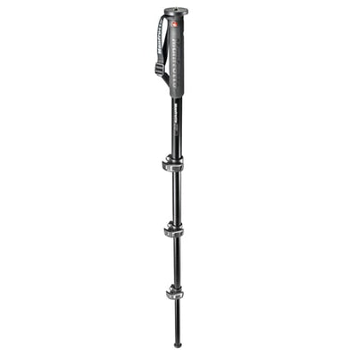 The Manfrotto XPRO OVER Aluminium 4-section Monopod is a high-performance monopod ideal for the photographer who wants a wide variety of shooting angles.