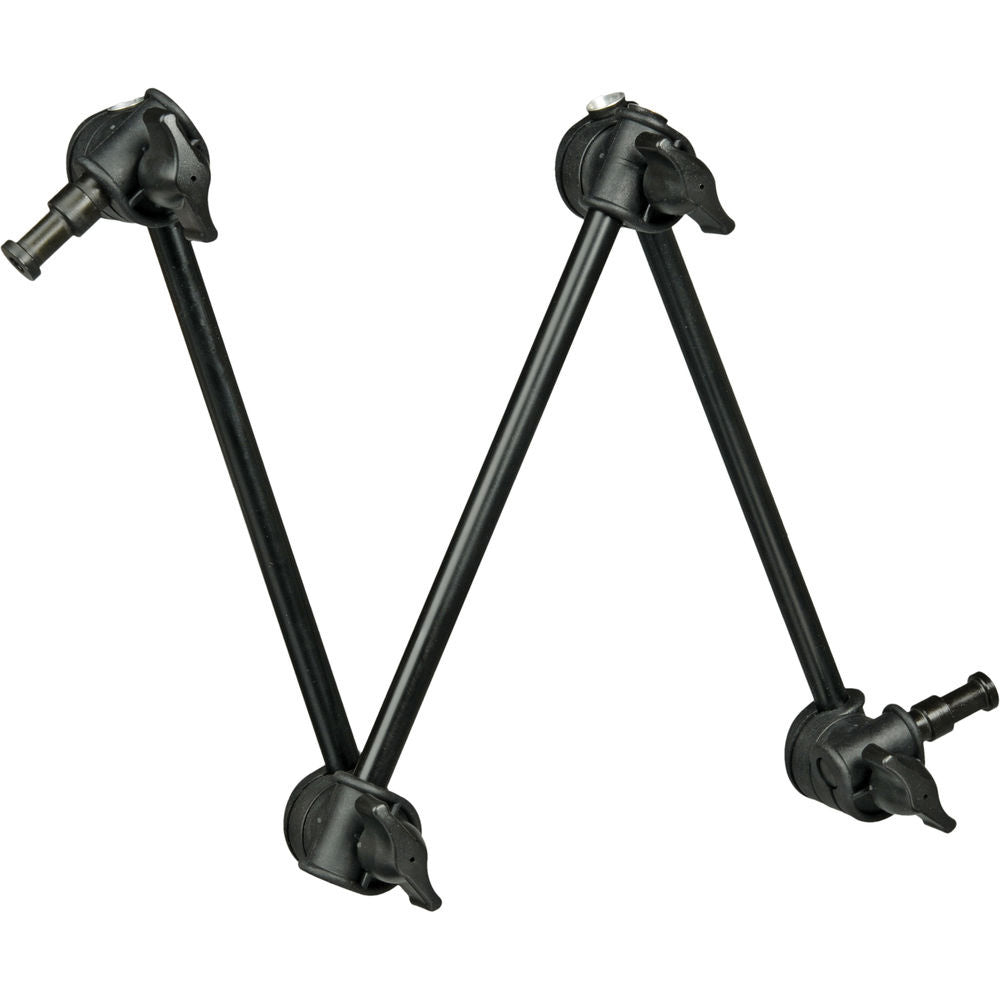 The Manfrotto Articulated Arm has three adjustable sections that reaches a maximum length of 85cm. Allows a payload of up to 1,5Kg at full extension.