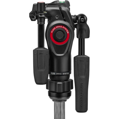 Manfrotto Befree GT PRO 3-Way Aluminium Tripod Kit with 3-way live head, compact travel tripod supporting 6 kg for photography and videography.
