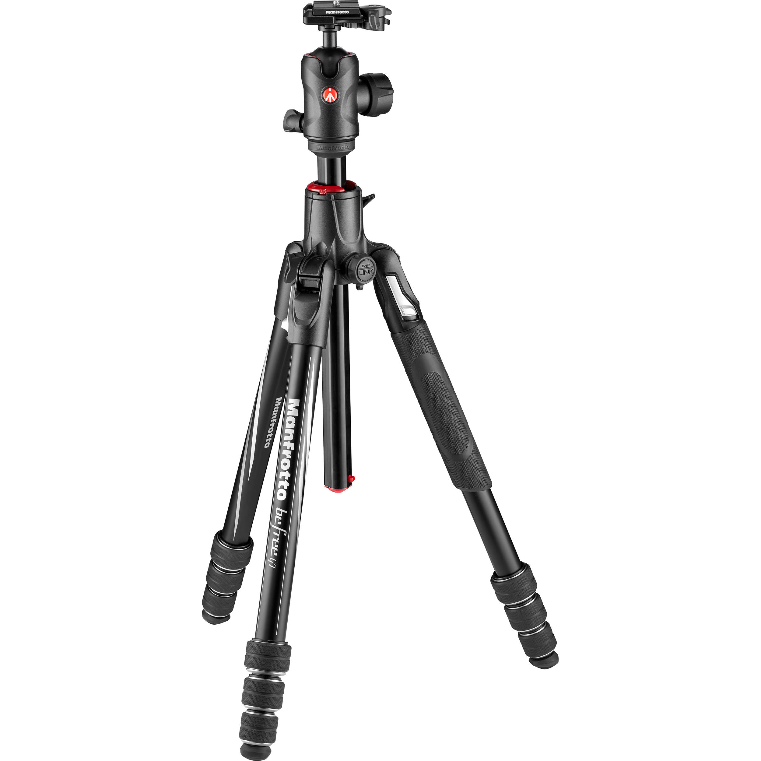 The Manfrotto Befree GT XPRO tripod is lightweight and travel-friendly, with a 496 ball head that helps you take sharp photos from high or low angles.