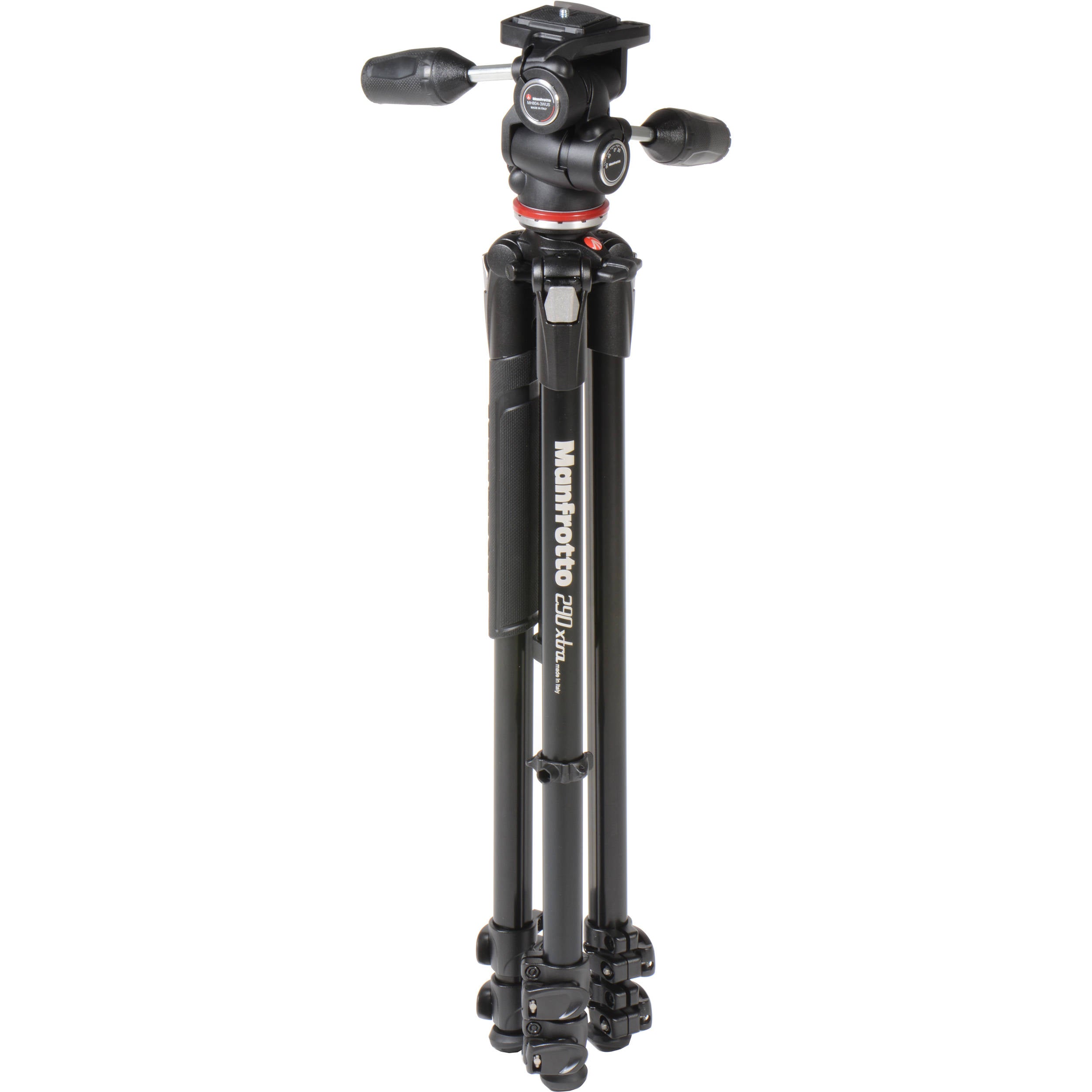 Manfrotto 290 Xtra Aluminium Tripod MK290XTA3-3W with 804 3-Way Head.

